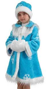костюм снегурочки из фетра